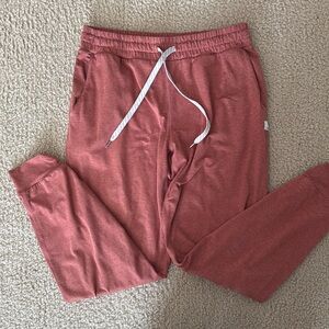 EUC Vuori Coral Burnt Orange Super Soft Dreamknit Joggers Size XS